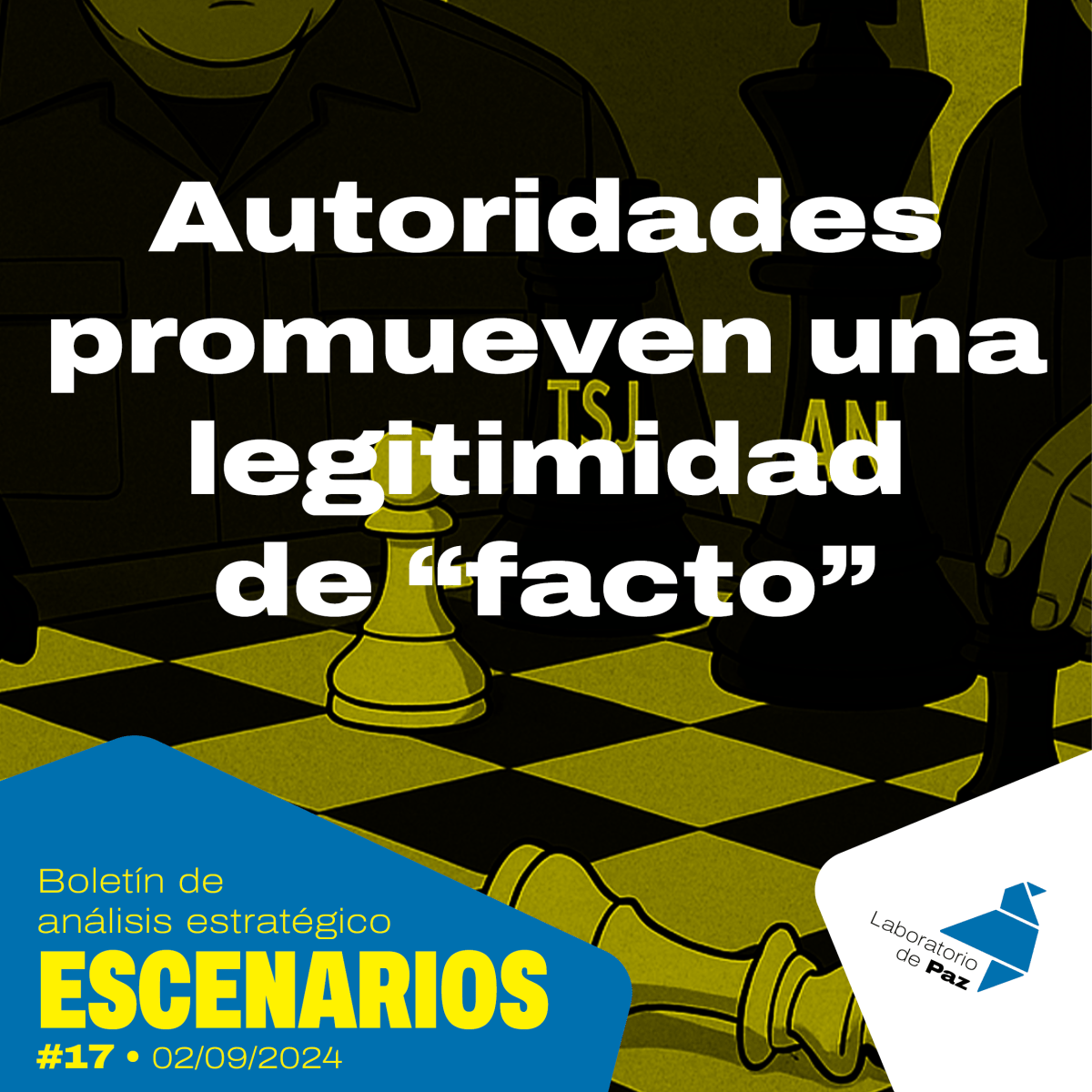 Autoridades promueven una legitimidad de&nbsp;«facto»